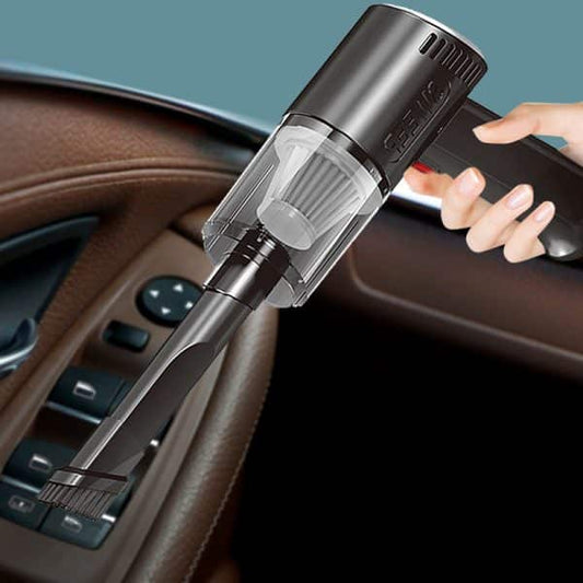 Portable Car Mini Vacuum Cleaner – Wireless Handheld Strong Suction 2-in-1 Cleaner