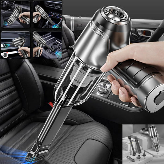 Portable Car Mini Vacuum Cleaner – Wireless Handheld Strong Suction 2-in-1 Cleaner